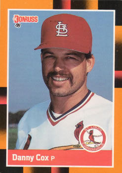 1988 Donruss Baseball's Best #75 Danny Cox Front