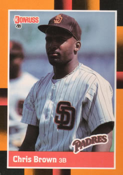 1988 Donruss Baseball's Best #77 Chris Brown Front