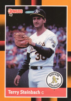 1988 Donruss Baseball's Best #78 Terry Steinbach Front