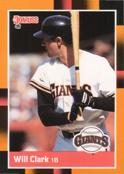 1988 Donruss Baseball's Best #79 Will Clark Front