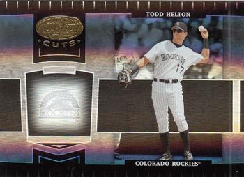 2004 Leaf Certified Cuts #71 Todd Helton Front