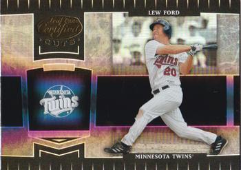 2004 Leaf Certified Cuts #116 Lew Ford Front