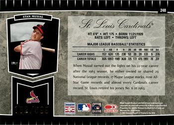 2004 Leaf Certified Cuts #248 Stan Musial Back