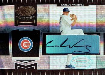 2004 Leaf Certified Cuts #256 Carlos Vasquez Front