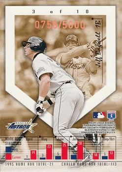 1996 Donruss - Round Trippers #3 Jeff Bagwell Back