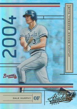 2004 Playoff Absolute Memorabilia #18 Dale Murphy Front