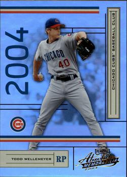 2004 Playoff Absolute Memorabilia #50 Todd Wellemeyer Front