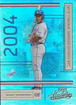 2004 Playoff Absolute Memorabilia #108 Rickey Henderson Front