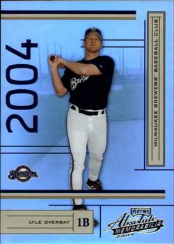 2004 Playoff Absolute Memorabilia #115 Lyle Overbay Front