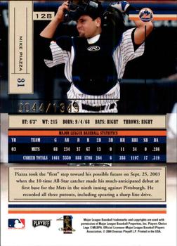 2004 Playoff Absolute Memorabilia #128 Mike Piazza Back