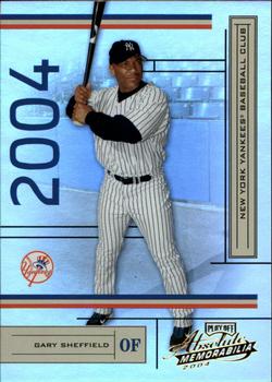 2004 Playoff Absolute Memorabilia #144 Gary Sheffield Front