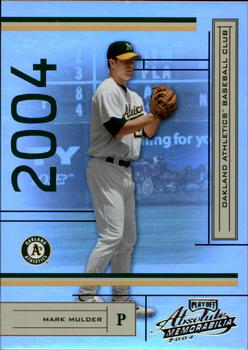 2004 Playoff Absolute Memorabilia #153 Mark Mulder Front