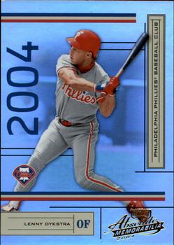 2004 Playoff Absolute Memorabilia #160 Lenny Dykstra Front