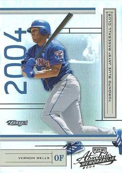 2004 Playoff Absolute Memorabilia #193 Vernon Wells Front