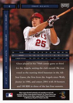 2004 Playoff Honors #4 Troy Glaus Back