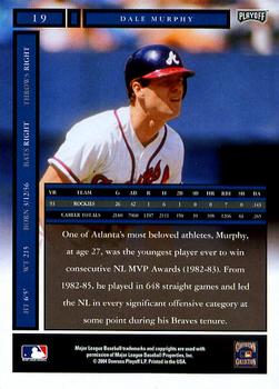 2004 Playoff Honors #19 Dale Murphy Back