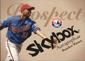 2004 SkyBox Autographics #73 Brandon Watson Front