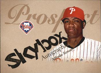 2004 SkyBox Autographics #84 Alfredo Simon Front