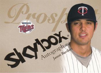 2004 SkyBox Autographics #86 Jason Bartlett Front