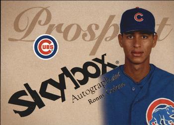 2004 SkyBox Autographics #91 Ronny Cedeno Front