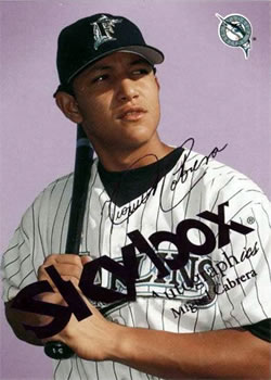 2004 SkyBox Autographics #8 Miguel Cabrera Front