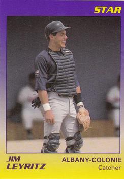 1989 Star Albany-Colonie Yankees #10 Jim Leyritz Front