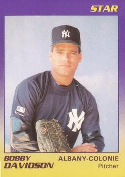 1989 Star Albany-Colonie Yankees #6 Bobby Davidson Front