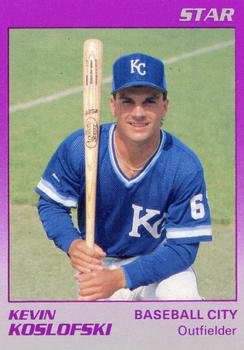 1989 Star Baseball City Royals #14 Kevin Koslofski Front