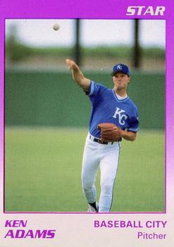 1989 Star Baseball City Royals #1 Ken Adams Front