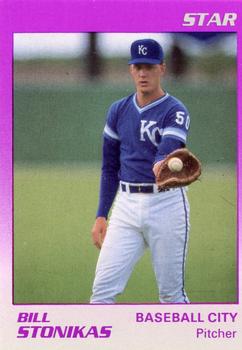 1989 Star Baseball City Royals #24 Bill Stonikas Front
