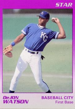 1989 Star Baseball City Royals #26 DeJon Watson Front