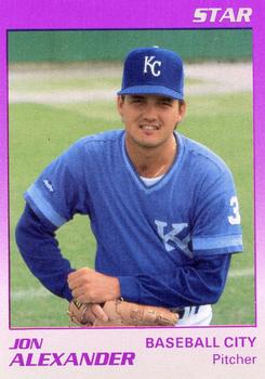 1989 Star Baseball City Royals #3 Jon Alexander Front