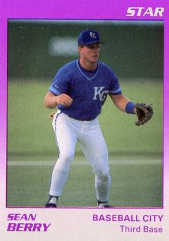 1989 Star Baseball City Royals #5 Sean Berry Front