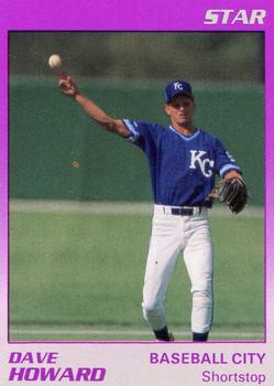 1989 Star Baseball City Royals #9 Dave Howard Front