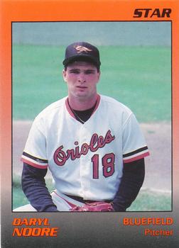 1989 Star Bluefield Orioles #27 Daryl Noore Front