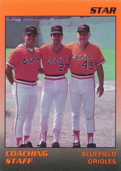 1989 Star Bluefield Orioles #30 Mike Young / Jose Soto / Chet Nichols Front