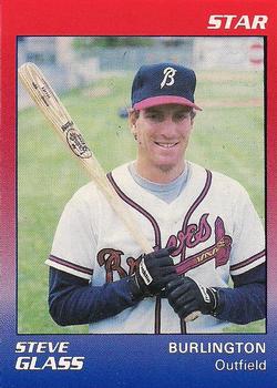 1989 Star Burlington Braves #10 Steve Glass Front