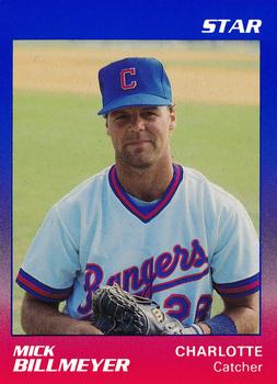 1989 Star Charlotte Rangers #3 Mick Billmeyer Front