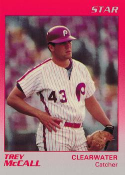 1989 Star Clearwater Phillies #15 Trey McCall Front