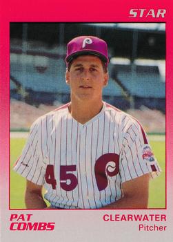 1989 Star Clearwater Phillies #8 Pat Combs Front