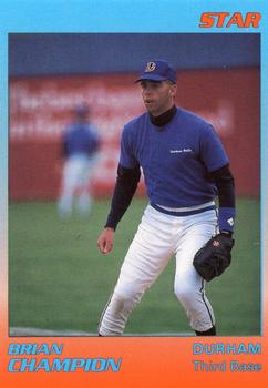 1989 Star Durham Bulls I #5 Brian Champion Front