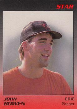 1989 Star Erie Orioles #3 John Bowen Front