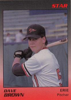 1989 Star Erie Orioles #4 Dave Brown Front