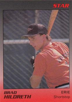 1989 Star Erie Orioles #8 Brad Hildreth Front