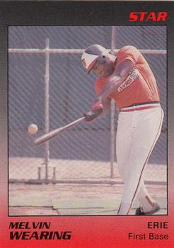 1989 Star Erie Orioles #25 Melvin Wearing Front