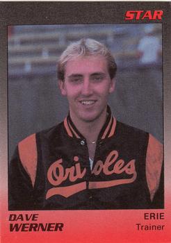 1989 Star Erie Orioles #29 Dave Werner Front