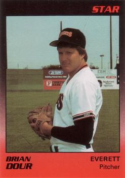 1989 Star Everett Giants #6 Brian Dour Front
