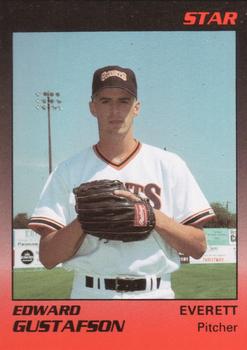 1989 Star Everett Giants #9 Edward Gustafson Front