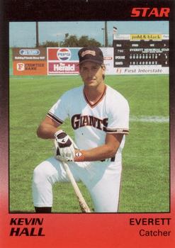 1989 Star Everett Giants #10 Kevin Hall Front