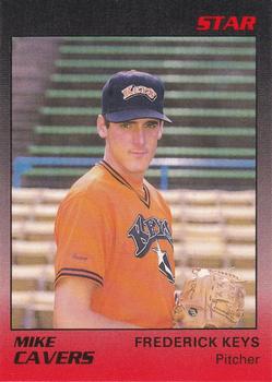 1989 Star Frederick Keys #2 Mike Cavers Front